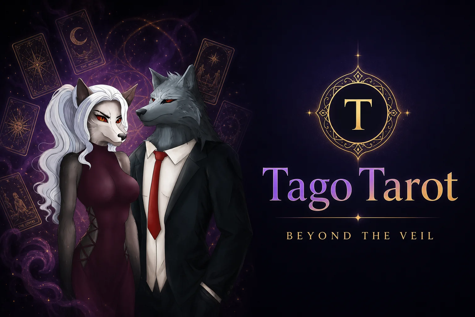 Tago Tarot — mystical cards in the shadows